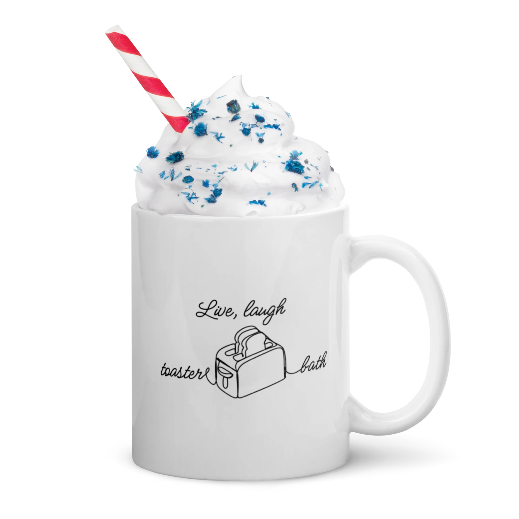 🍞 Live, laugh, toaster bath mug 🛁 (BOBI) - Image 3