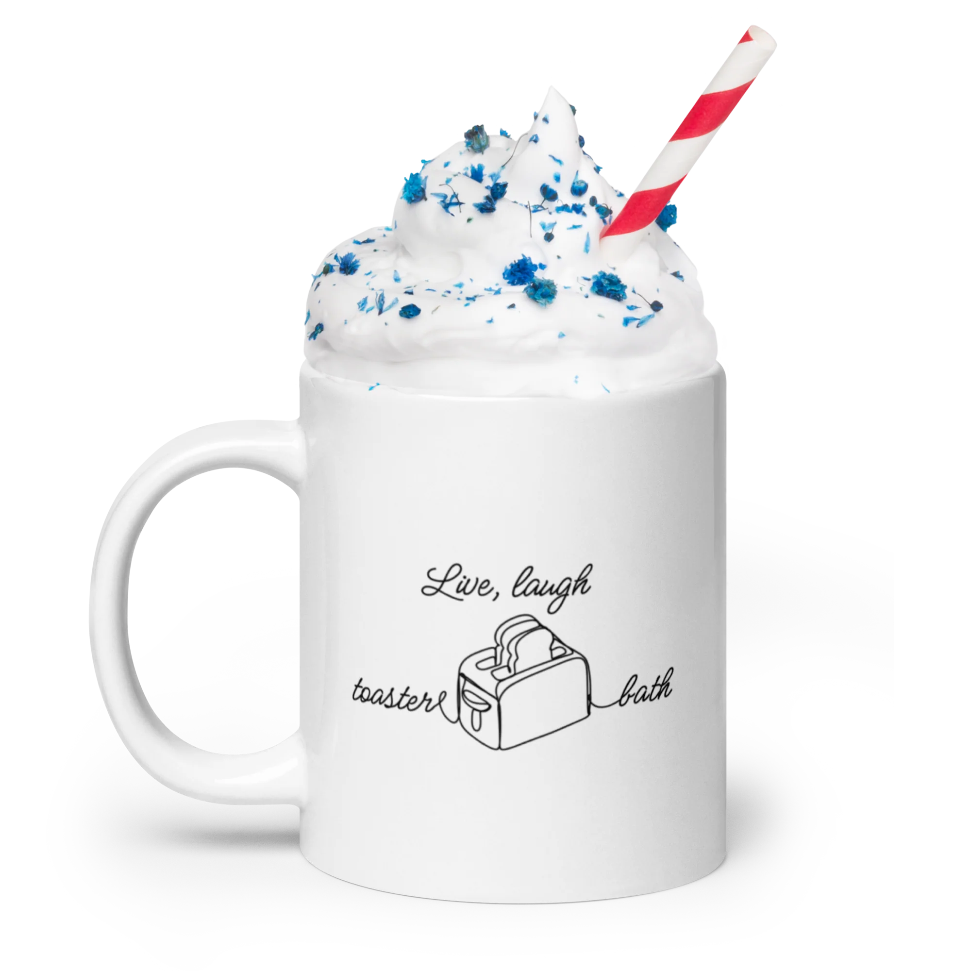 🍞 Live, laugh, toaster bath mug 🛁 (BOBI) - Image 6