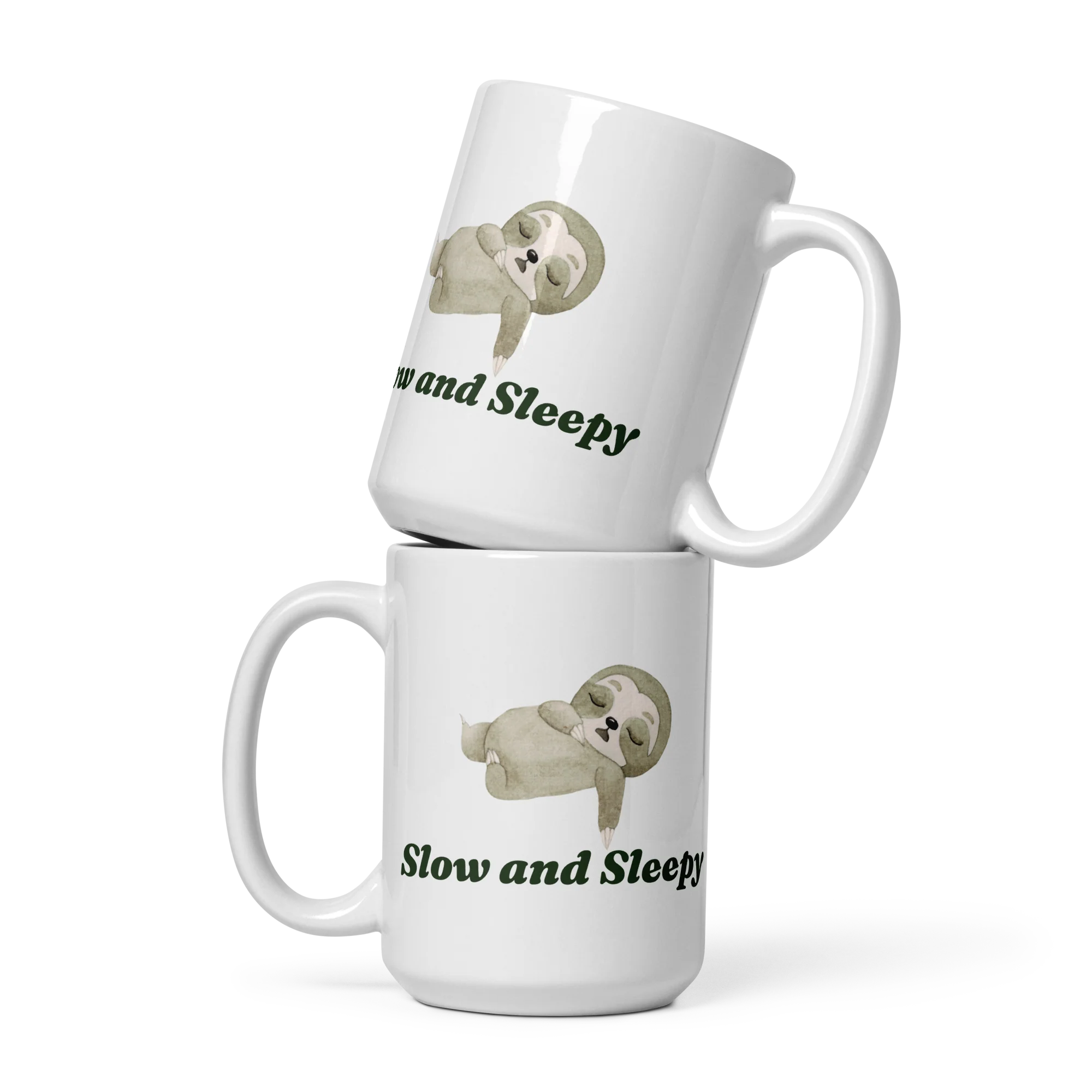 Slow and Sleepy ceramic mug (BOBI) - Image 3