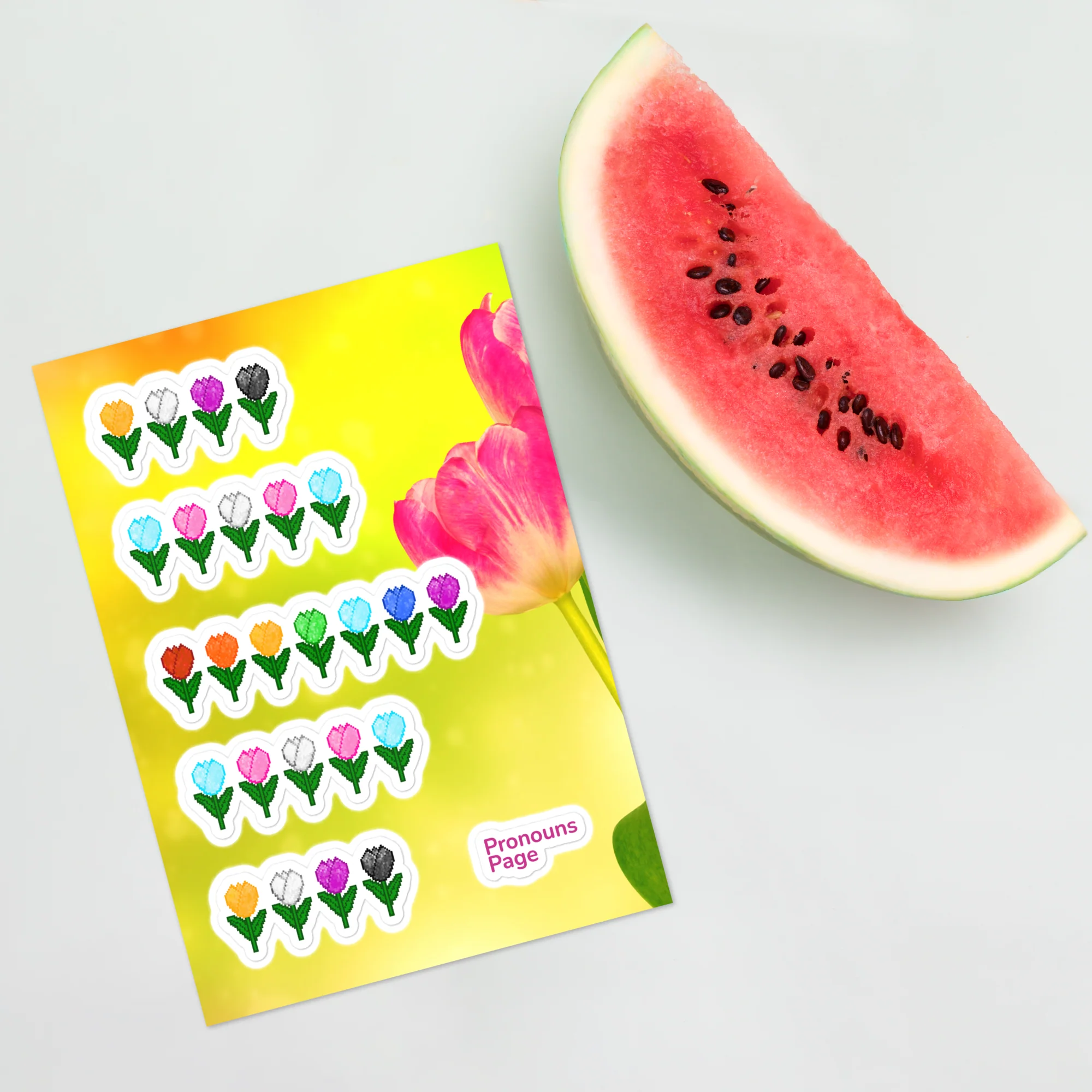 Tulip Pride Stickers